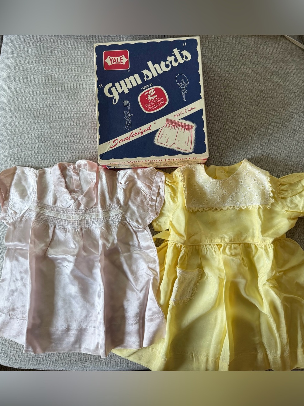 Vintage 1950 Baby Girls Handmade Dresses Bundle Patricia Ann in Vintage Box 50s